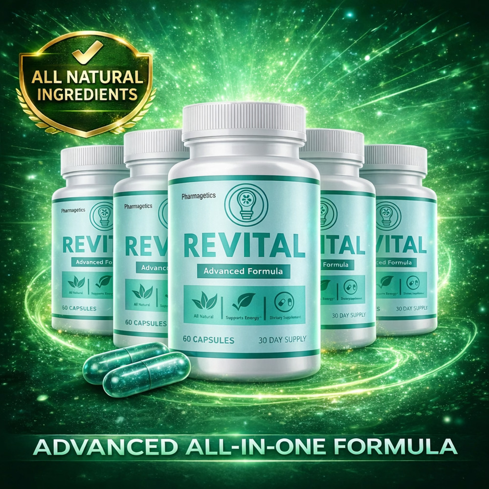 5-Pack Revital Capsules, Revital Support for Health and Wellness - 150 Capsules